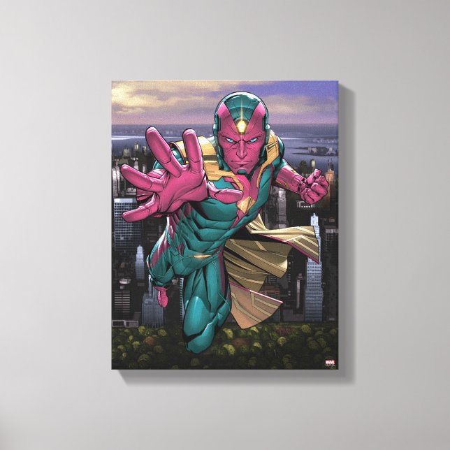 Avengers Classics | Vision Reaching Out Canvas Print (Front)