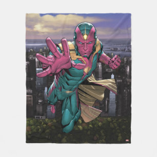 Avengers Classics   Vision Reaching Out Fleece Blanket
