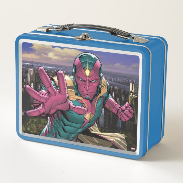 Avengers Classics | Vision Reaching Out Metal Lunch Box (Front)