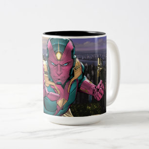 Avengers Classics Vision Reaching Out Two-Tone Coffee Mug