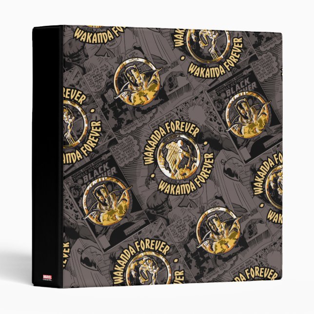 Avengers Classics | Wakanda Forever Comic Pattern Binder (Front/Spine)