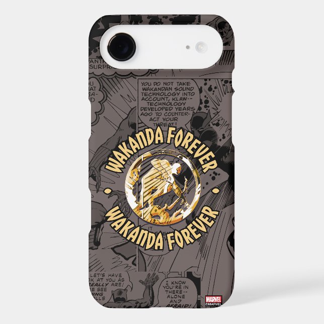 Avengers Classics | Wakanda Forever Comic Pattern Case-Mate Samsung Galaxy Case (Back)