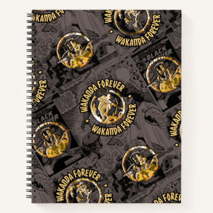 Avengers Classics   Wakanda Forever Comic Pattern Notebook
