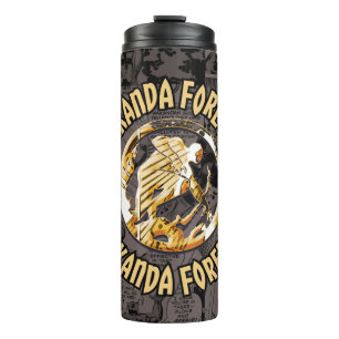 Avengers Classics   Wakanda Forever Comic Pattern Thermal Tumbler