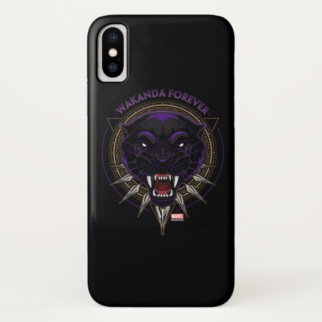 Avengers Classics | Wakanda Forever Panther Emblem Case-Mate iPhone Case (Back)