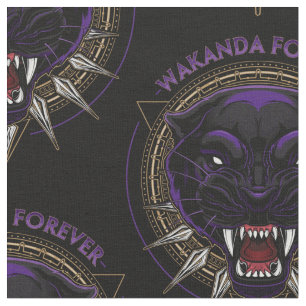 Avengers Classics   Wakanda Forever Panther Emblem Fabric