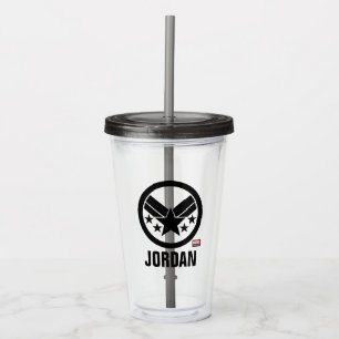 Avengers Classics   War Machine Icon Acrylic Tumbler