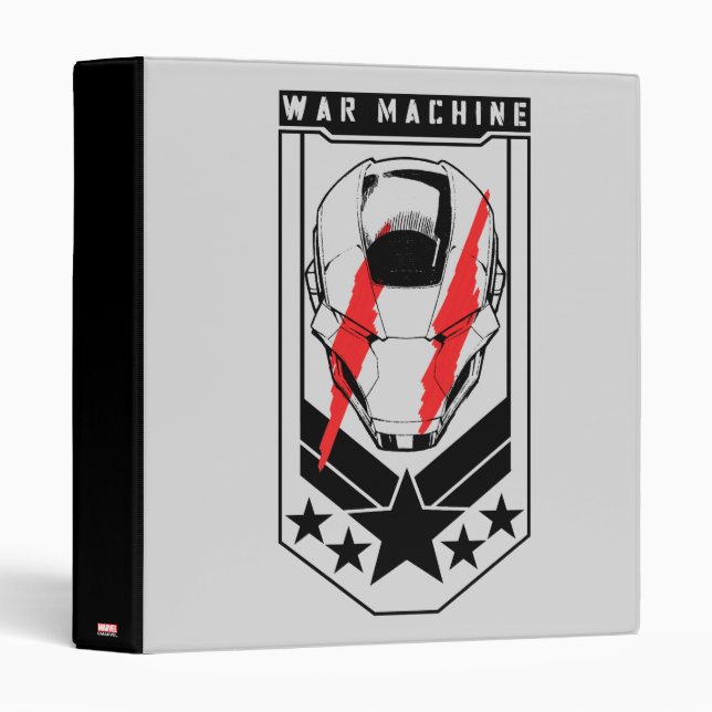 Avengers Classics | War Machine Icon Badge Binder (Front/Spine)