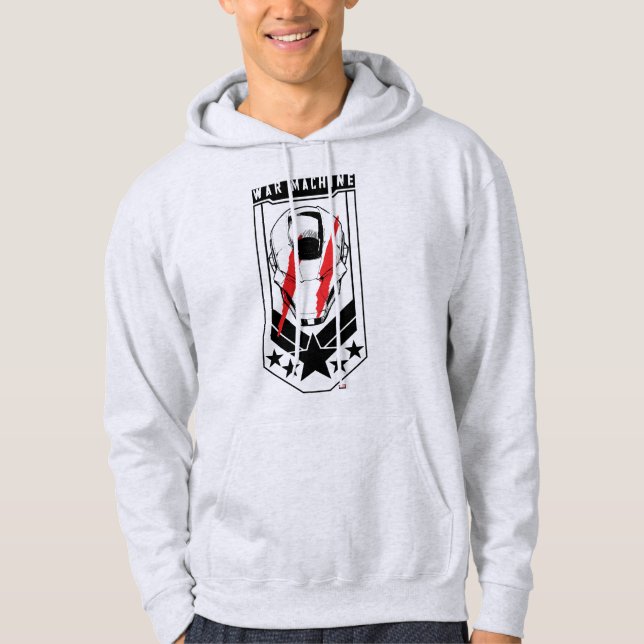 Avengers Classics | War Machine Icon Badge Hoodie (Front)