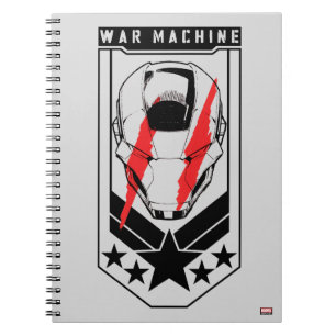 Avengers Classics   War Machine Icon Badge Notebook