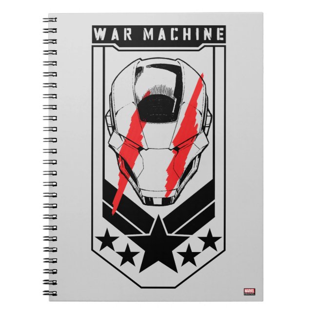 Avengers Classics | War Machine Icon Badge Notebook (Front)