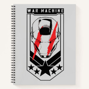 Avengers Classics   War Machine Icon Badge Notebook