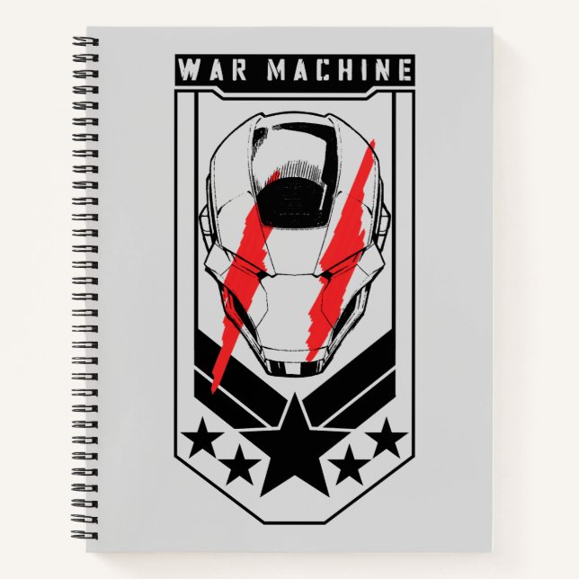 Avengers Classics | War Machine Icon Badge Notebook (Front)