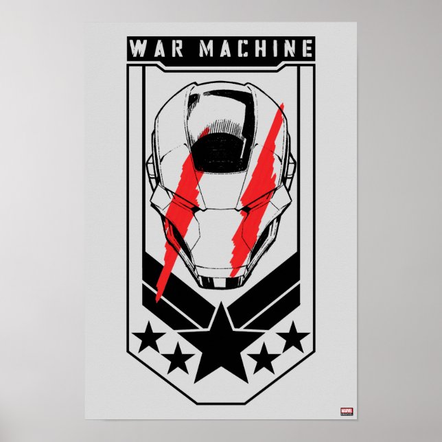 Avengers Classics | War Machine Icon Badge Poster (Front)