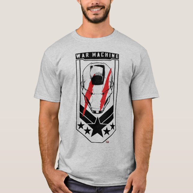 Avengers Classics | War Machine Icon Badge T-Shirt (Front)