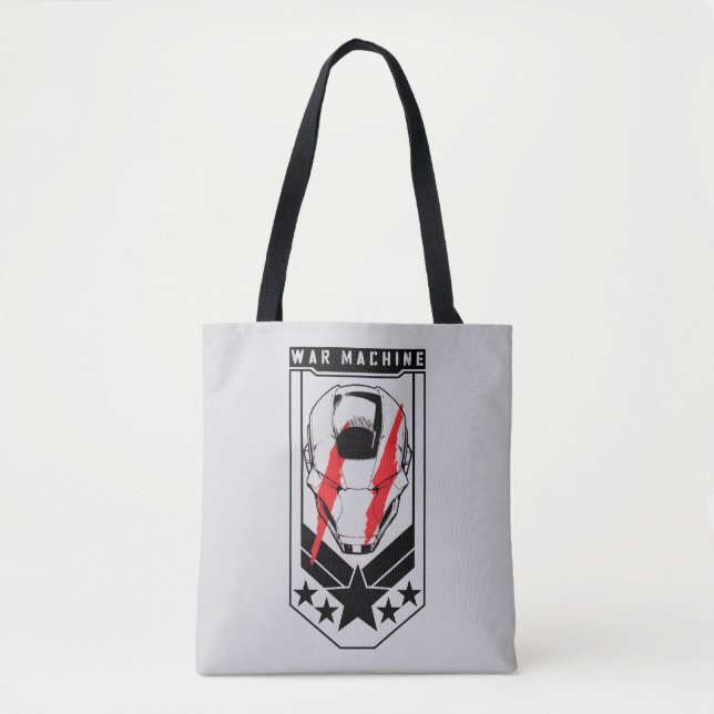 Avengers Classics | War Machine Icon Badge Tote Bag (Front)