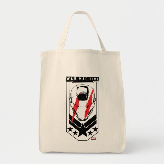 Avengers Classics | War Machine Icon Badge Tote Bag (Front)