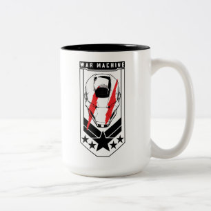 Avengers Classics   War Machine Icon Badge Two-Tone Coffee Mug