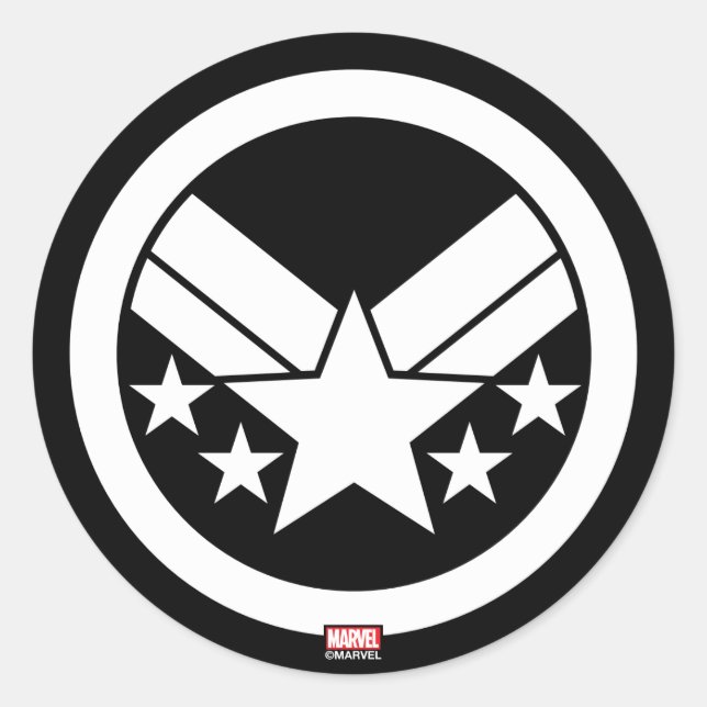 Avengers Classics | War Machine Icon Classic Round Sticker (Front)