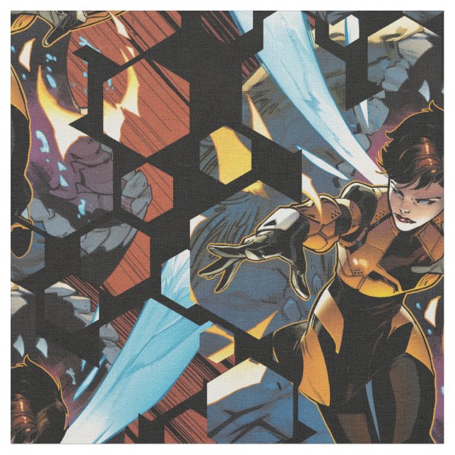 Avengers Classics | Wasp Flying Attack Fabric (Close Up)