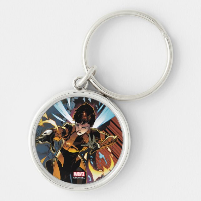 Avengers Classics | Wasp Flying Attack Keychain (Front)