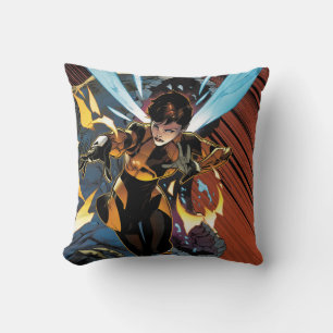 Avengers Classics Wasp Flying Attack Throw Pillow