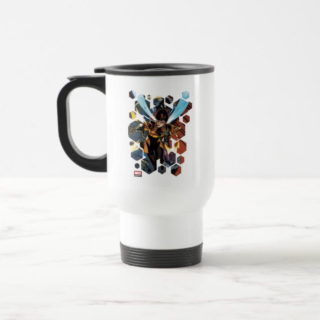 Avengers Classics | Wasp Flying Attack Travel Mug (Left)
