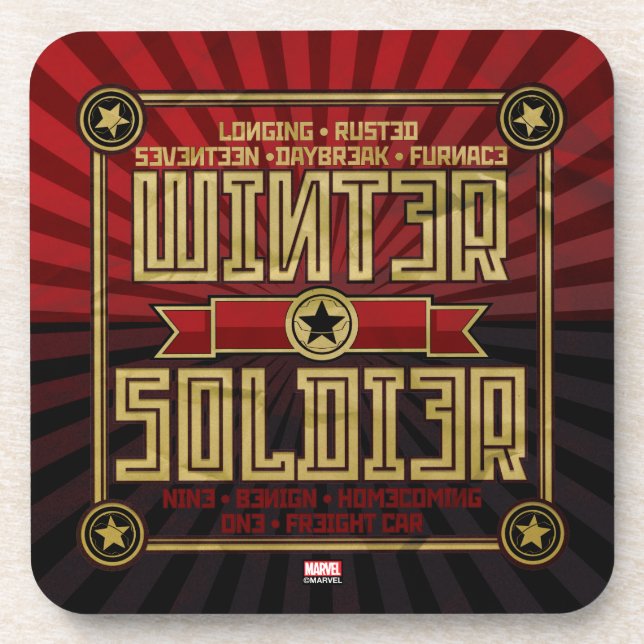 Avengers Classics | Winter Soldier Activation Coaster (Front)