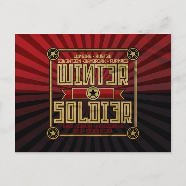 Avengers Classics | Winter Soldier Activation Postcard (Front)