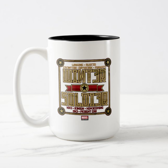 Avengers Classics | Winter Soldier Activation Two-Tone Coffee Mug (Left)