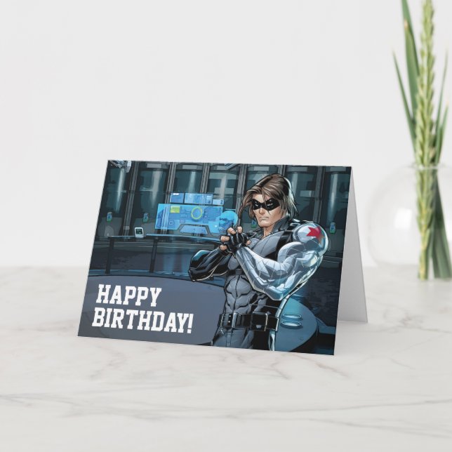 Avengers Classics | Winter Soldier Holding Fist Card (Front)