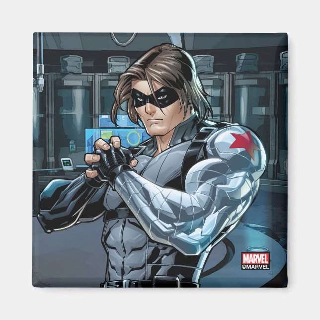 Avengers Classics | Winter Soldier Holding Fist Magnet (Front)