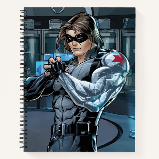 Avengers Classics | Winter Soldier Holding Fist Notebook (Front)