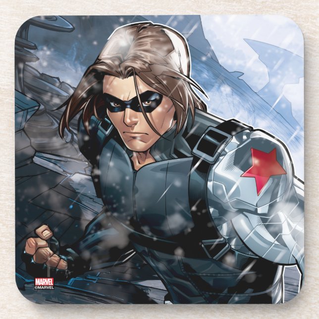 Avengers Classics | Winter Soldier In Snow Coaster (Front)