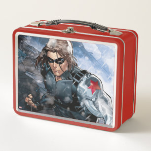 Avengers Classics Winter Soldier In Snow Metal Lunch Box