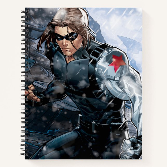 Avengers Classics | Winter Soldier In Snow Notebook (Front)