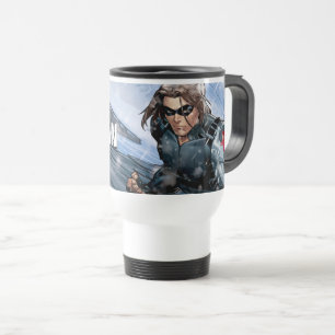 Avengers Classics Winter Soldier In Snow Travel Mug