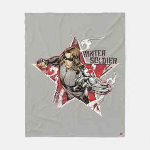 Avengers Classics   Winter Soldier Star Graphic Fleece Blanket