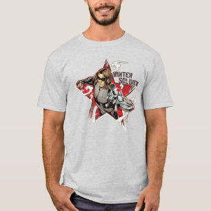 Avengers Classics   Winter Soldier Star Graphic T-Shirt