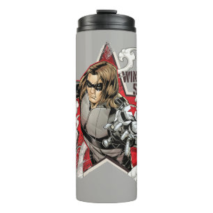 Avengers Classics   Winter Soldier Star Graphic Thermal Tumbler