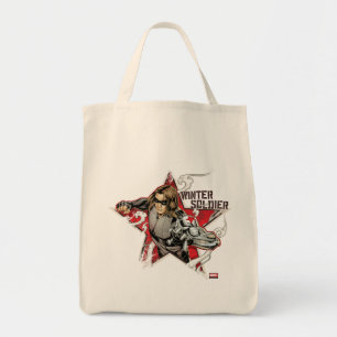 Avengers Classics Winter Soldier Star Graphic Tote Bag