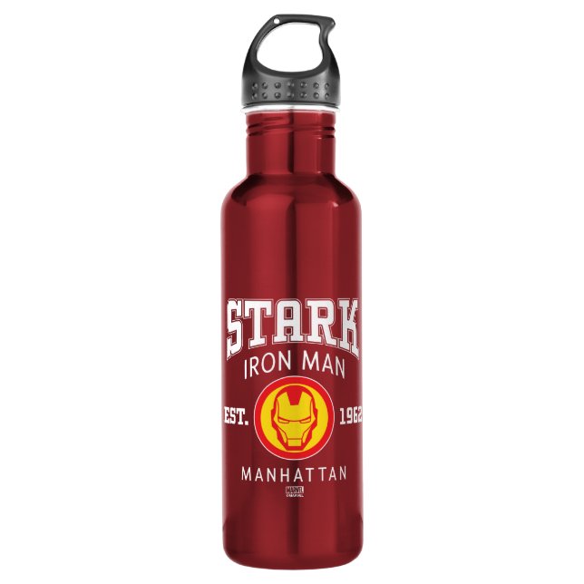 Avengers Collegiate Logo: Stark Iron Man 710 Ml Water Bottle (Front)