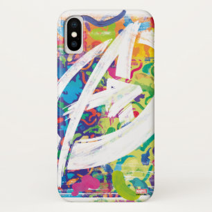 Avengers   Colourful Graffiti Silhouette Logo Case-Mate iPhone Case