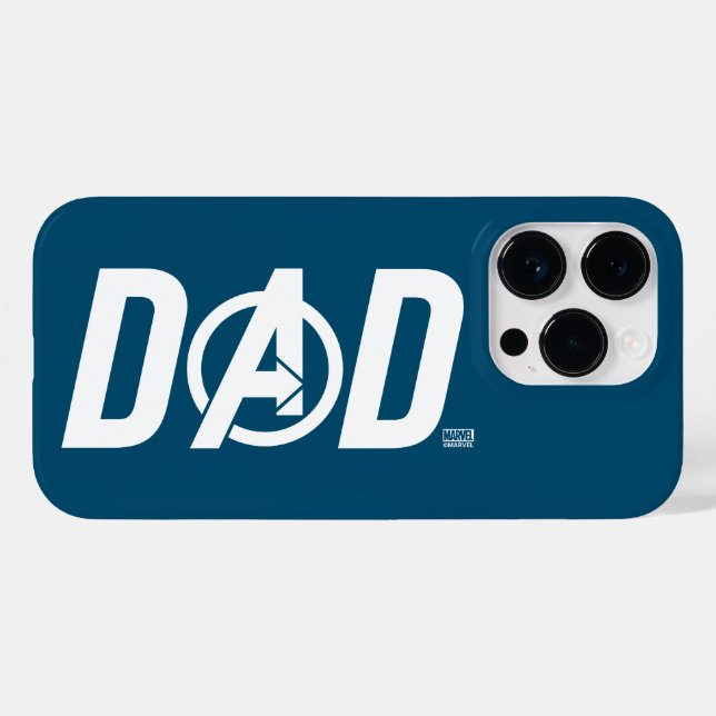 Avengers Dad Case-Mate iPhone Case (Back (Horizontal))