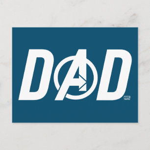 Avengers Dad Postcard