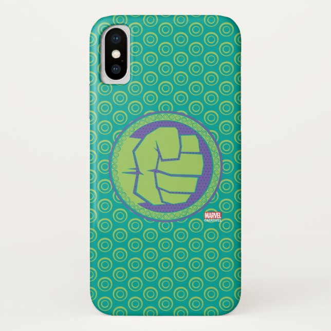 Avengers | Dotted Hulk Logo Case-Mate iPhone Case (Back)