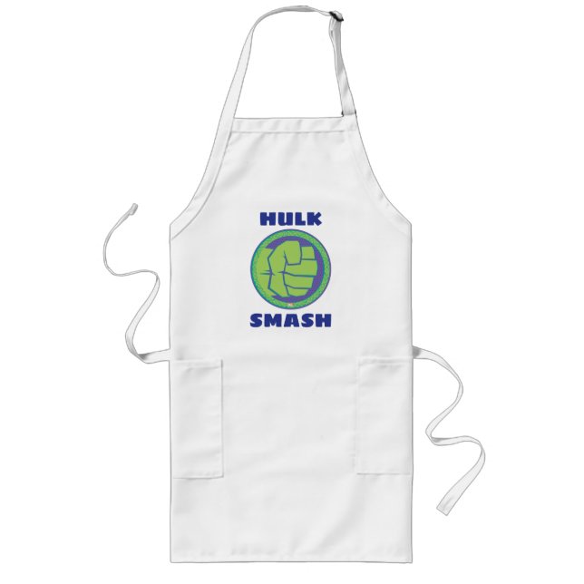 Avengers | Dotted Hulk Logo Long Apron (Front)