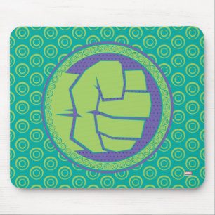 Avengers Dotted Hulk Logo Mouse Pad