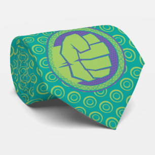 Avengers   Dotted Hulk Logo Tie