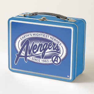 Avengers   Earth's Mightiest Heroes Avengers Badge Metal Lunch Box
